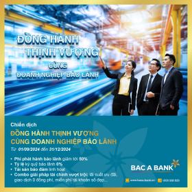 Bac A Bank ra mắt combo ưu đãi dịch vụ bảo lãnh cho doanh nghiệp  第2张