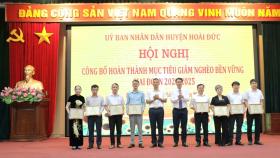 Huyện Hoài Đức hoàn thành mục tiêu giảm nghèo bền vững  第2张