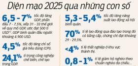 Diện mạo 2025 qua những con số