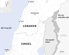 Hàng chục tiêm kích Israel tấn công mục tiêu Hezbollah ở Lebanon 