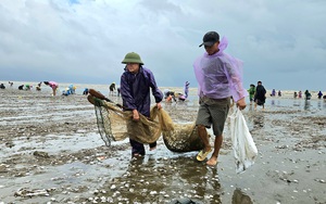 Đi qua cầu tràn ngập nước, ba mẹ con bị cuốn trôi