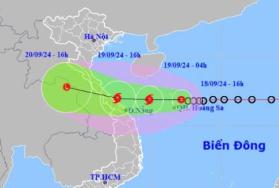  Áp thấp mạnh lên thành bão trong 12 giờ tới, tăng tốc vào miền Trung