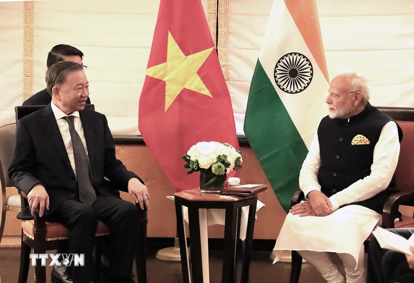  Tổng Bí thư, Chủ tịch nước Tô Lâm tiếp Thủ tướng Ấn Độ Narendra Modi 