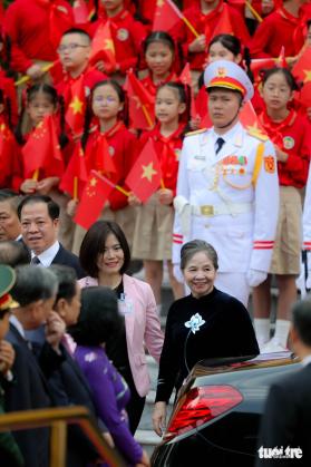 Những hình ảnh ấn tượng ngày đầu tiên Tổng bí thư, Chủ tịch Tập Cận Bình thăm Việt Nam  第6张