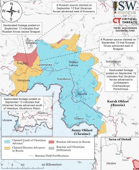 ISW: Nga sẽ phải điều động thêm quân đến khu vực Kursk để phản công Ukraine