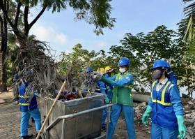 Huyện Thanh Trì: ra quân thực hiện trật tự đô thị và vệ sinh môi trường