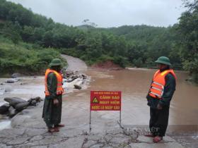 Tin mới về bão số 4: Mưa to, gió lớn ở Quảng Bình khiến cây ngã đổ, có tuyến đường ngập sâu