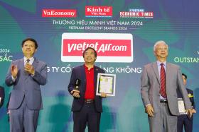 Vietjet vào top 50 thương hiệu mạnh Việt Nam 2024 